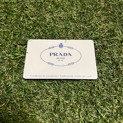 Prada Card Holder Clip On Pink Wallet USED x13988