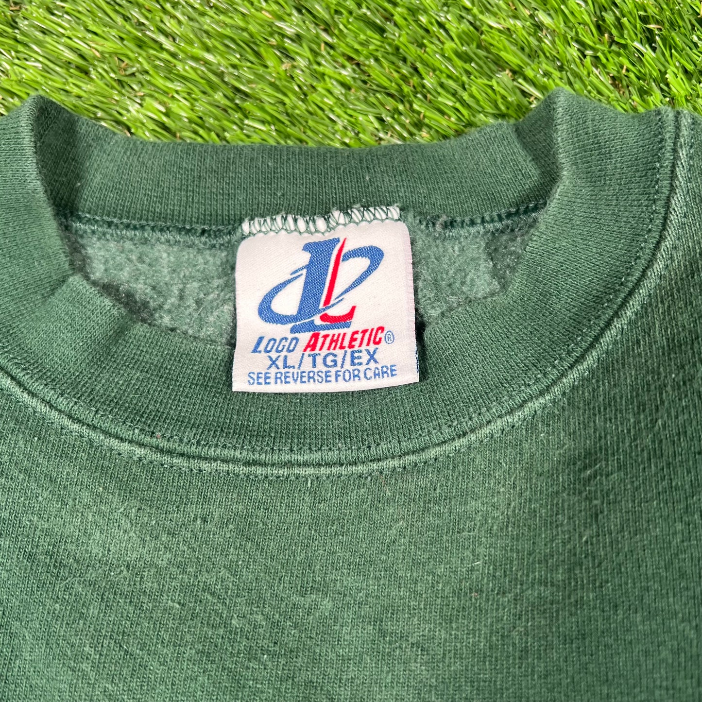 1990s Green Bay Packers Embroidered Logo Green Crewneck Size XL USED v16983