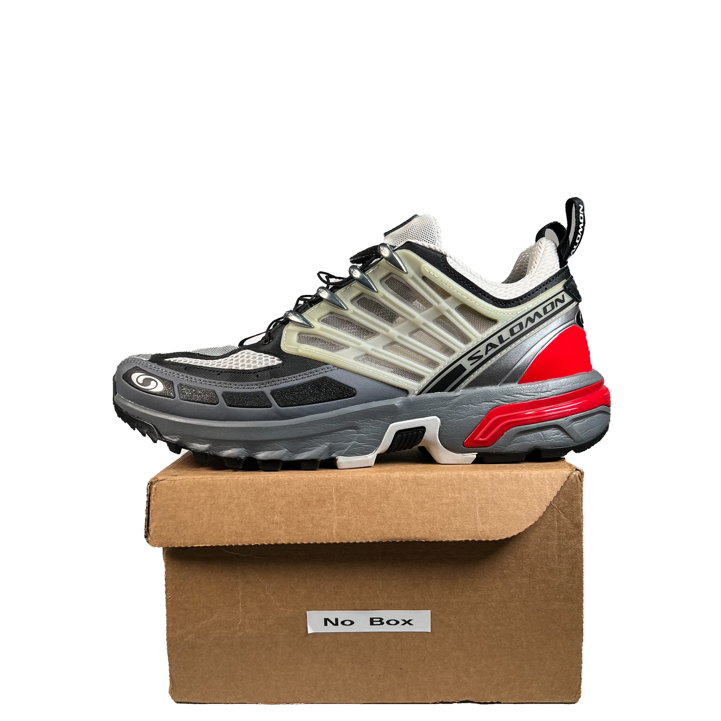 Salomon ACS Pro Advanced Lunar Rock Goji (2022) Size 9.5 USED s21181