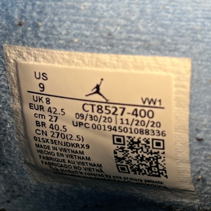 Jordan 4 University Blue (2021) Size 9 USED s17883