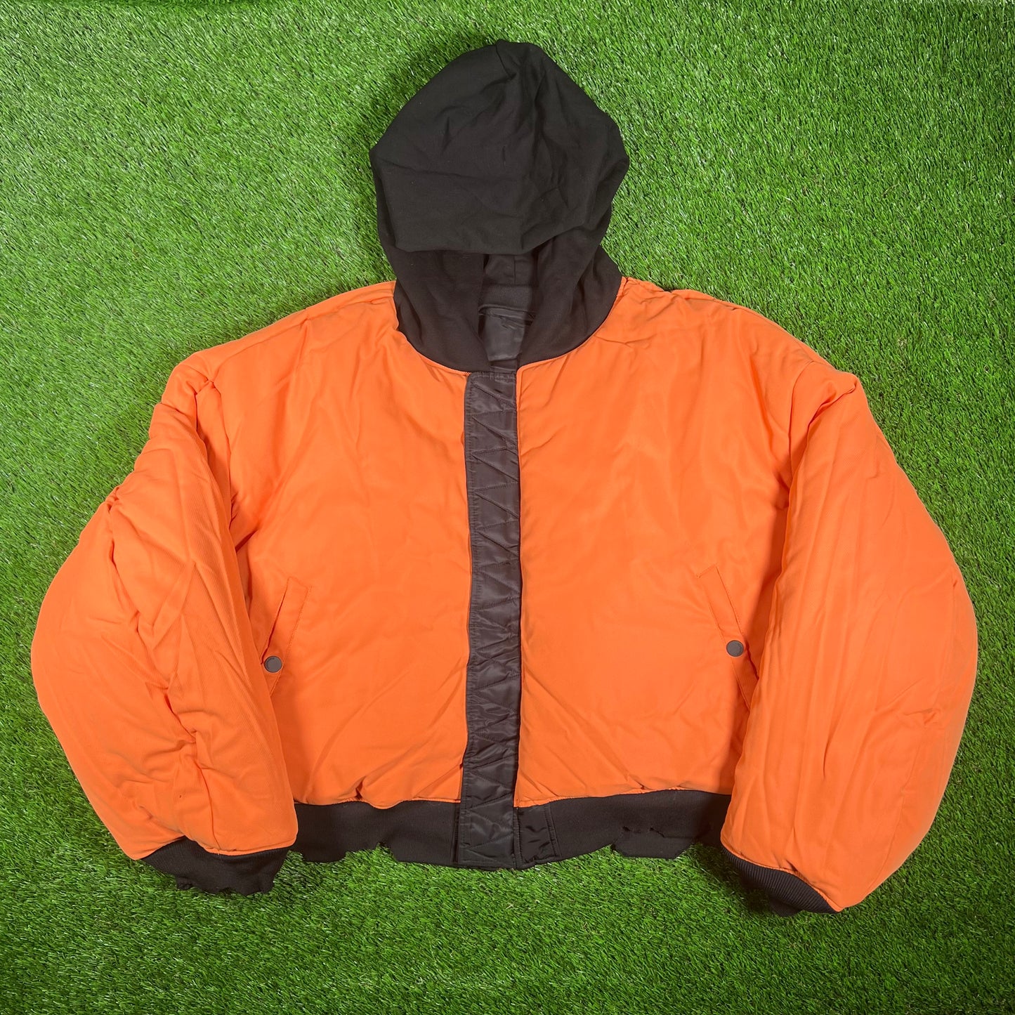 GV Gallery Black Reversible Bomber Jacket Size Medium NEW x15355