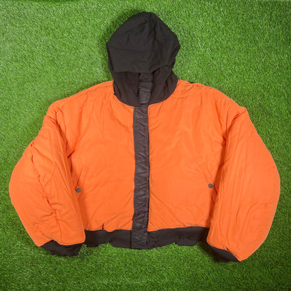 GV Gallery Black Reversible Bomber Jacket Size Medium NEW x15355