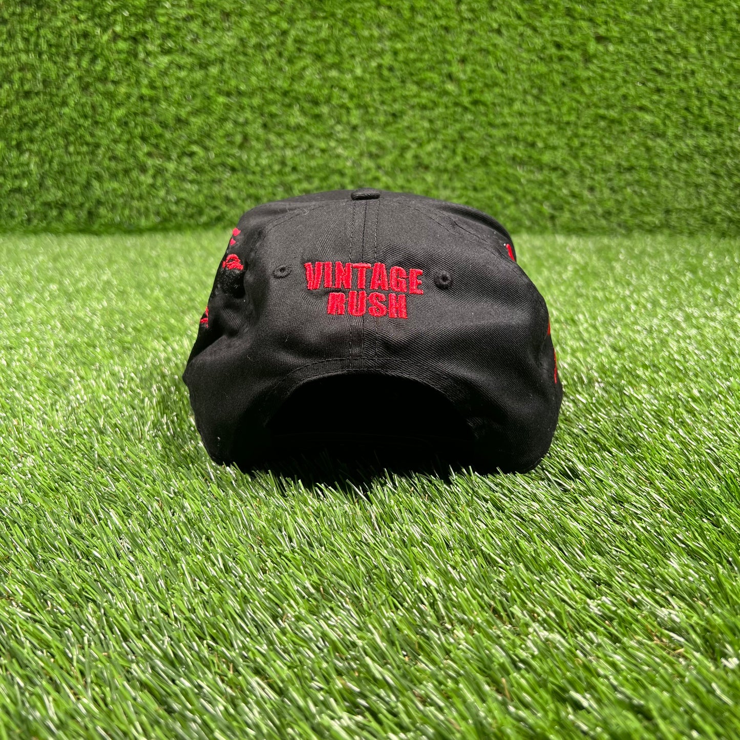 1990s Street Fighter 2 Turbo Vintage Rush Black Snapback USED v18090