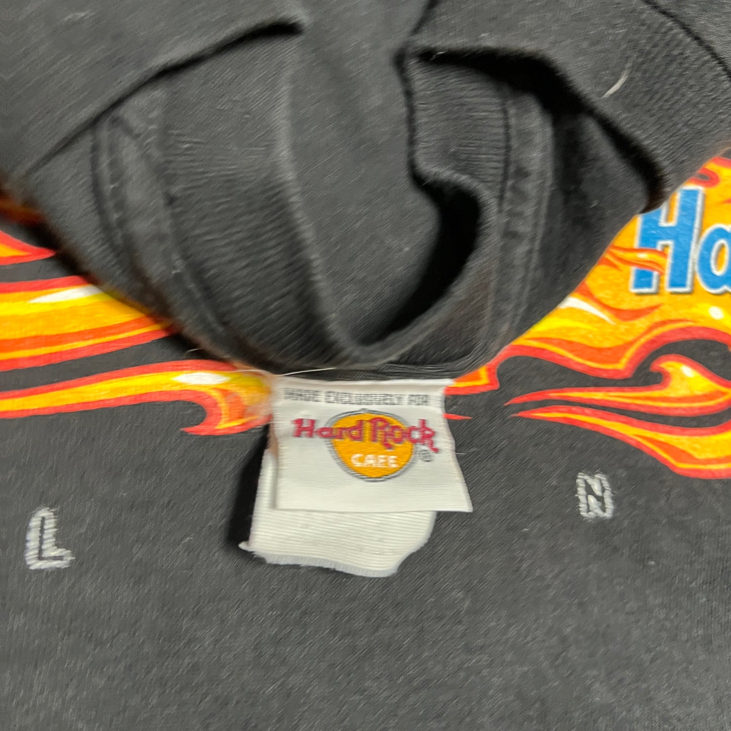 1990s Black Hard Rock Orlando Tee Size XL USED v16223