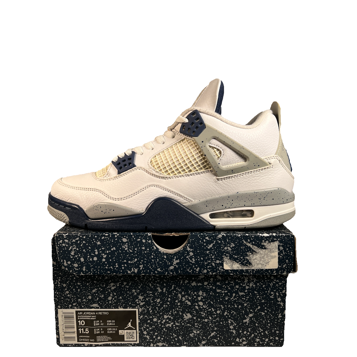 Jordan 4 MIdnight Navy (2022) Size 10 USED s22599