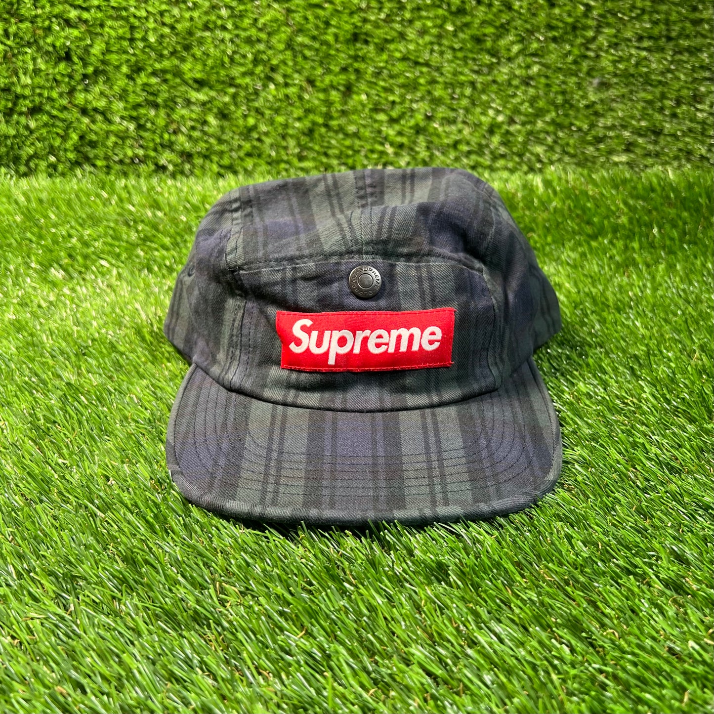 Supreme Snap Button Plaid (2018) USED x16874