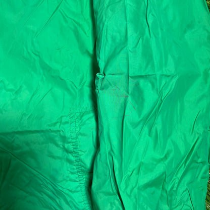 Kid Robot Reversible Green/White Zip Up Windbreaker Size Medium USED v18304