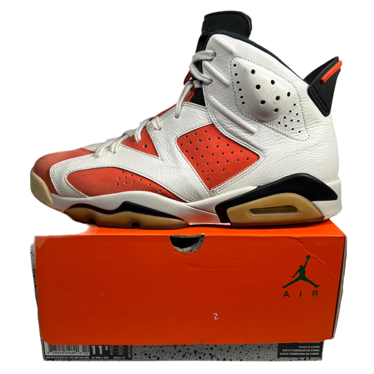 Jordan 6 Gatorade Like Mike White Size 11.5 USED s17309