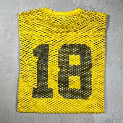 Corteiz Open Mesh Panel Jersey Yellow (2025) Size XL USED x18521