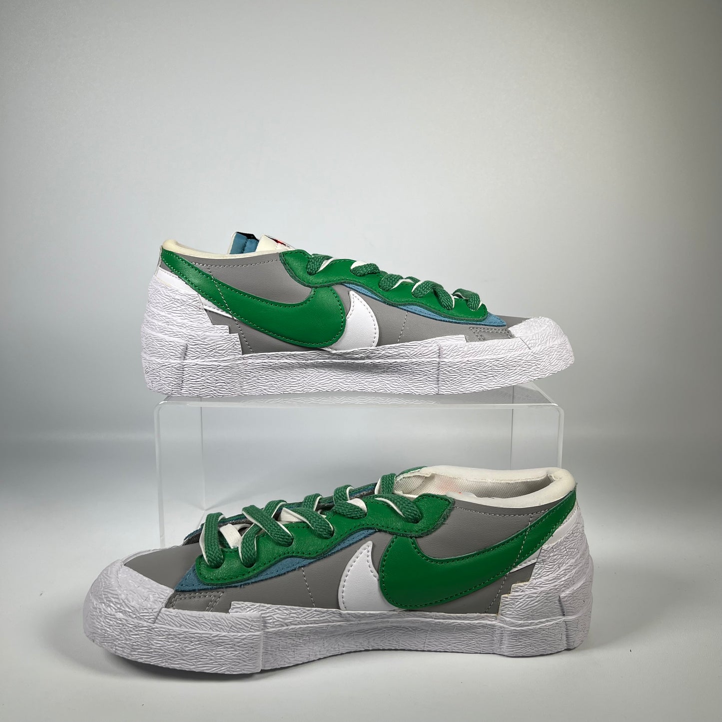 Nike Blazer Low Sacai Grey Green (2021) Size 8 NEW s18435
