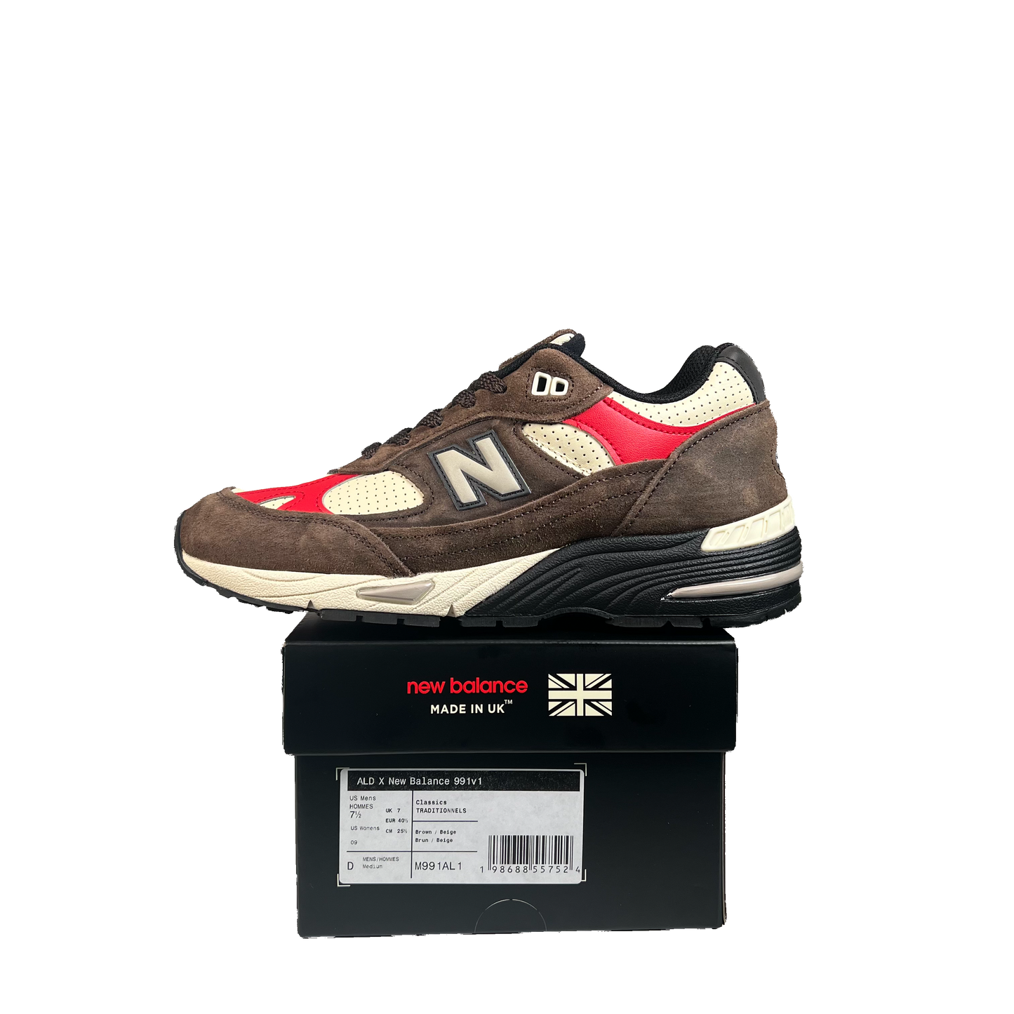 New Balance 991 Aime Leon Dore ALD Chocolate (2025) Size 7.5 USED s21383
