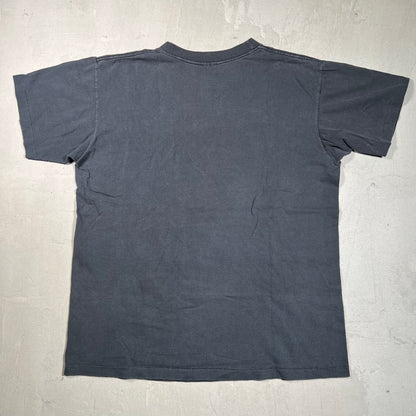 1992 Tultex Holyfield Vs Holmes World Heavyweight Championship Black Tee Size Large USED v19527