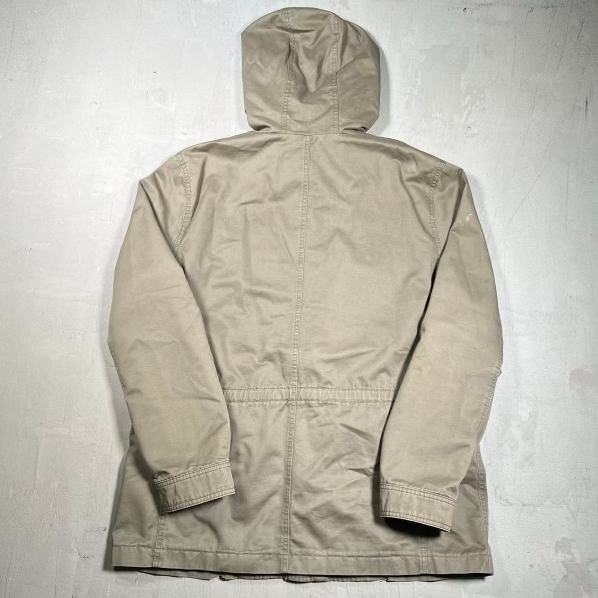 Gap Olive Green Hooded Field Jacket Size Large USED v20123
