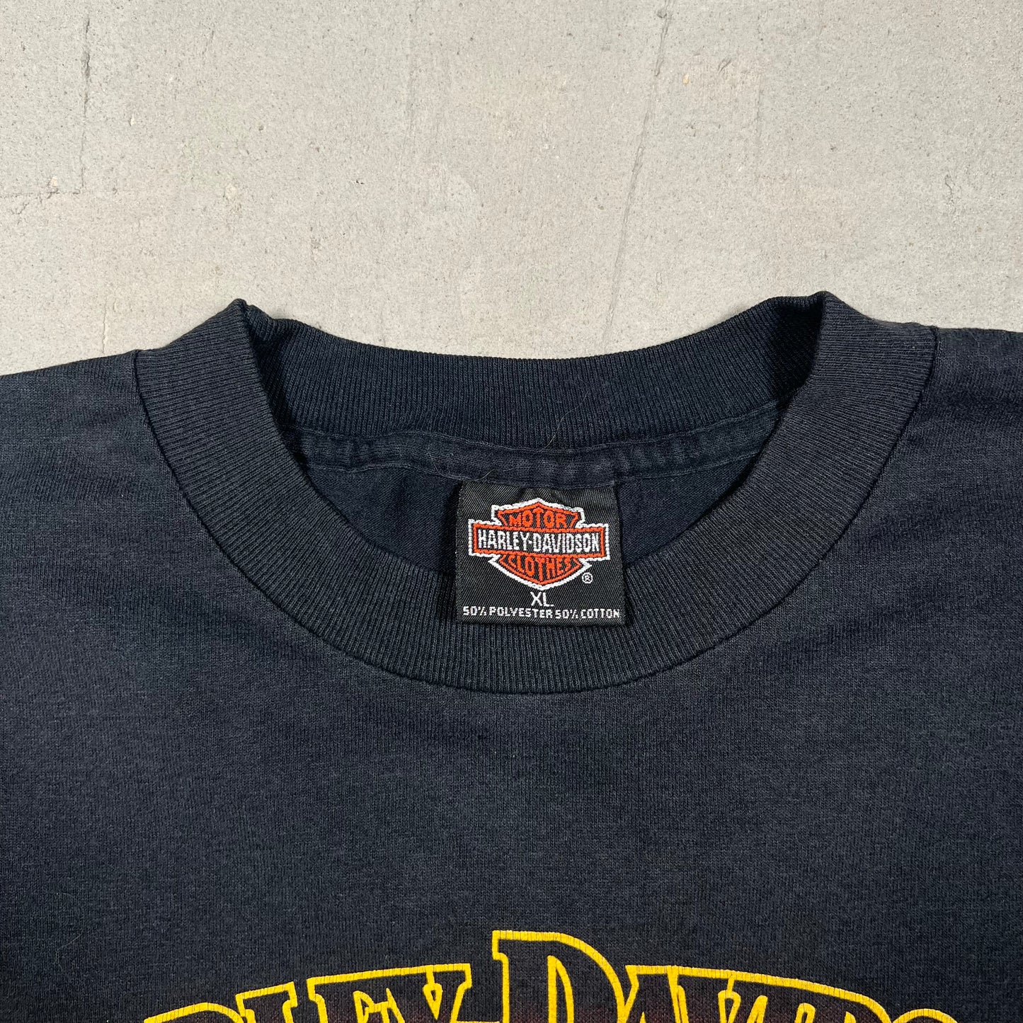 1995 Harley Davidson The Lone Wolf Sturgis Black Tee Size XL USED v19254