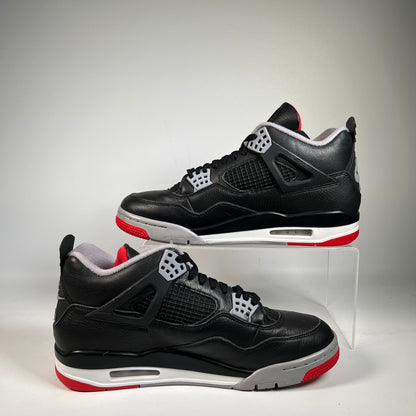 Jordan 4 Bred Reimagined (2024) Size 10 USED s22123