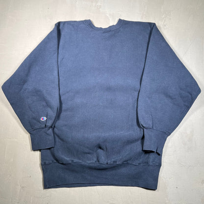 1990s UCLA Reverse Weave Champion Blue Crewneck Size XXL USED v19024