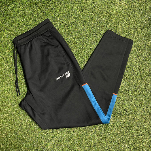 New Balance Blue Stripe Black Sweatpants Size Large NEW v16024