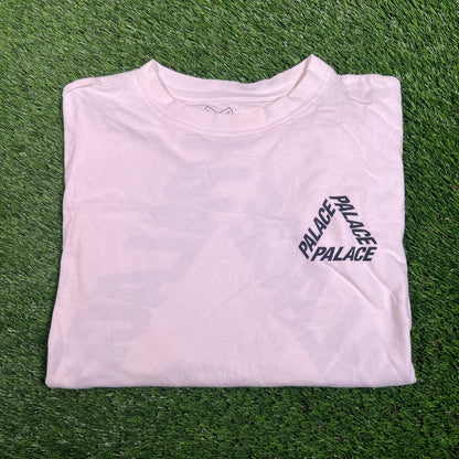 Palace White/Navy Tri Freg Longsleeve Size Medium USED x15819