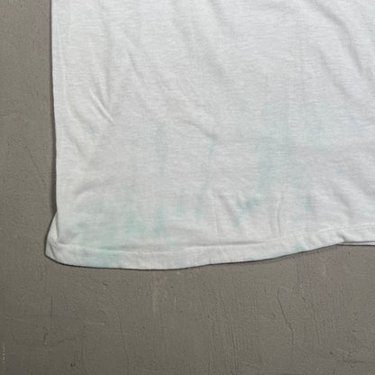 1991 Hersheys Reeses Chocolate White Tee Size Large USED v19225