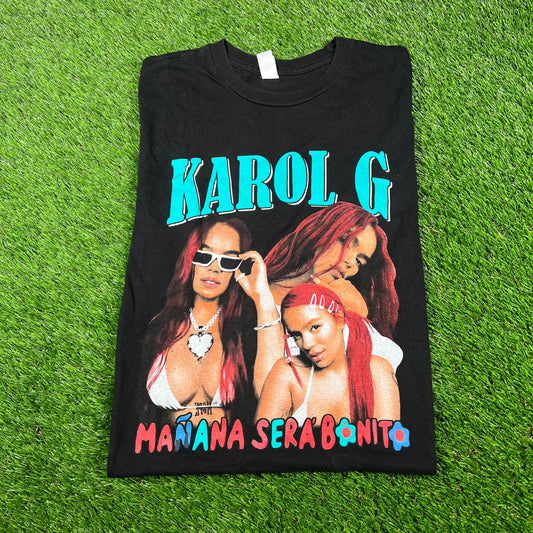 Karol G Modern Rap Style Rap Tee Size Medium USED v16925