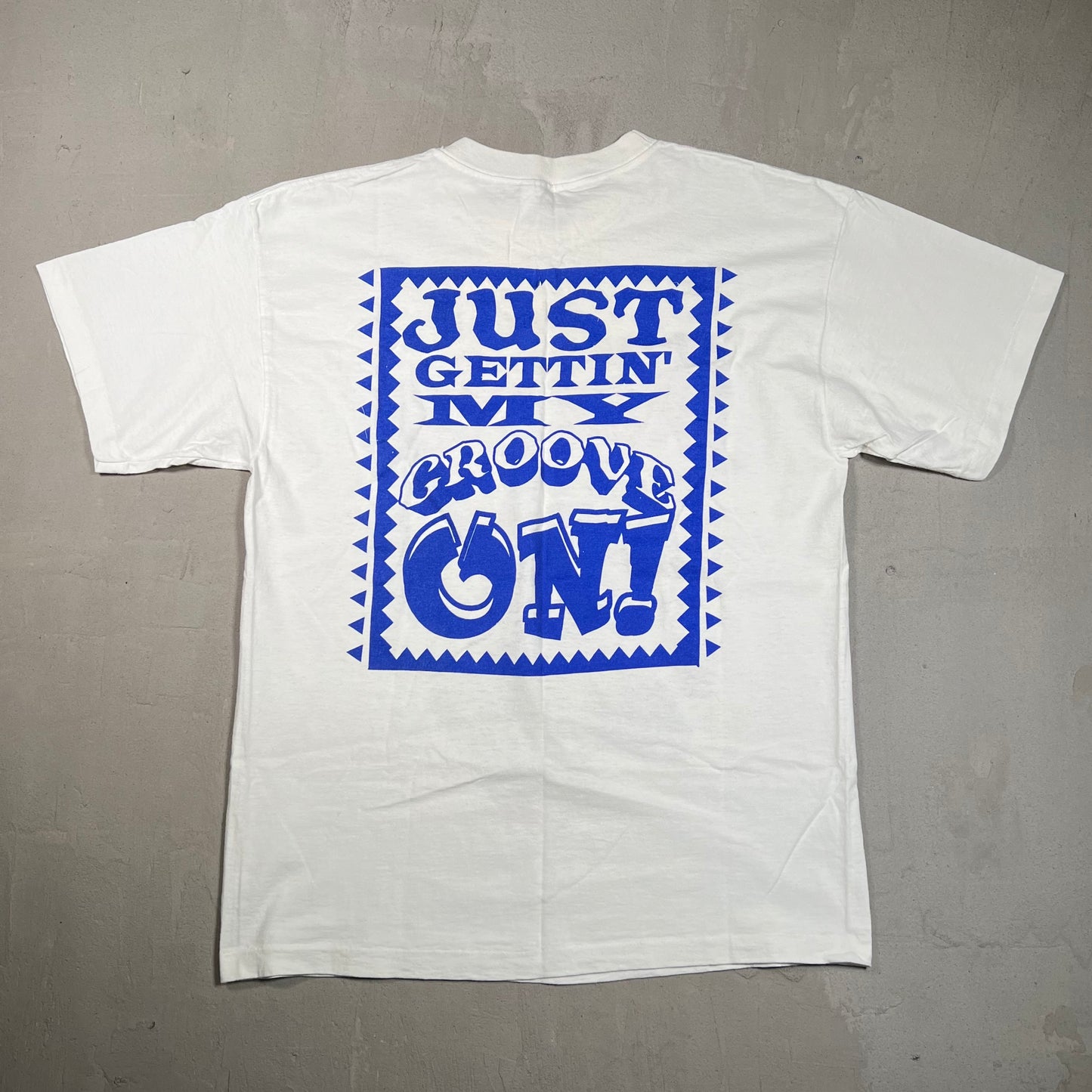 1990s Cincinatti Jazz Fest White Art Tee Size Large USED v19479