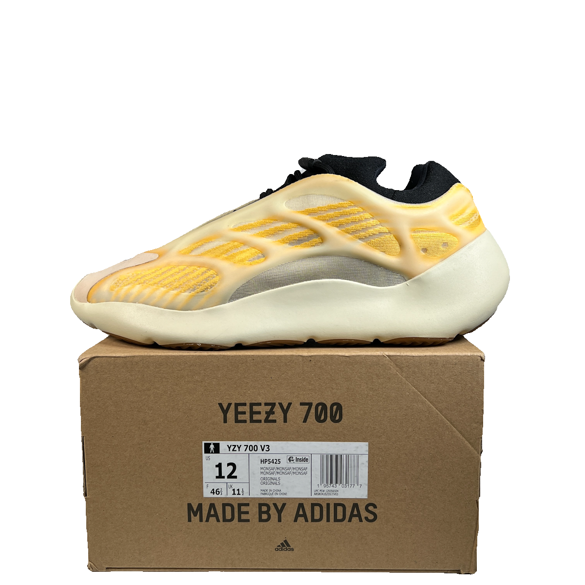 Yeezy 700 Mono Safflower (2022) Size 12 USED s22935