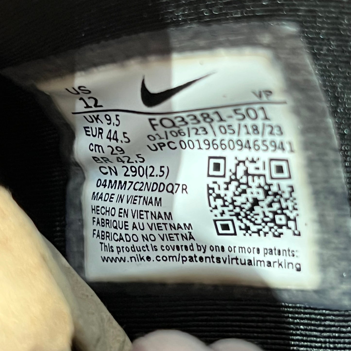 Nike Sabrina 1 Spark (2023) Size 10.5m / 12w NEW s18911