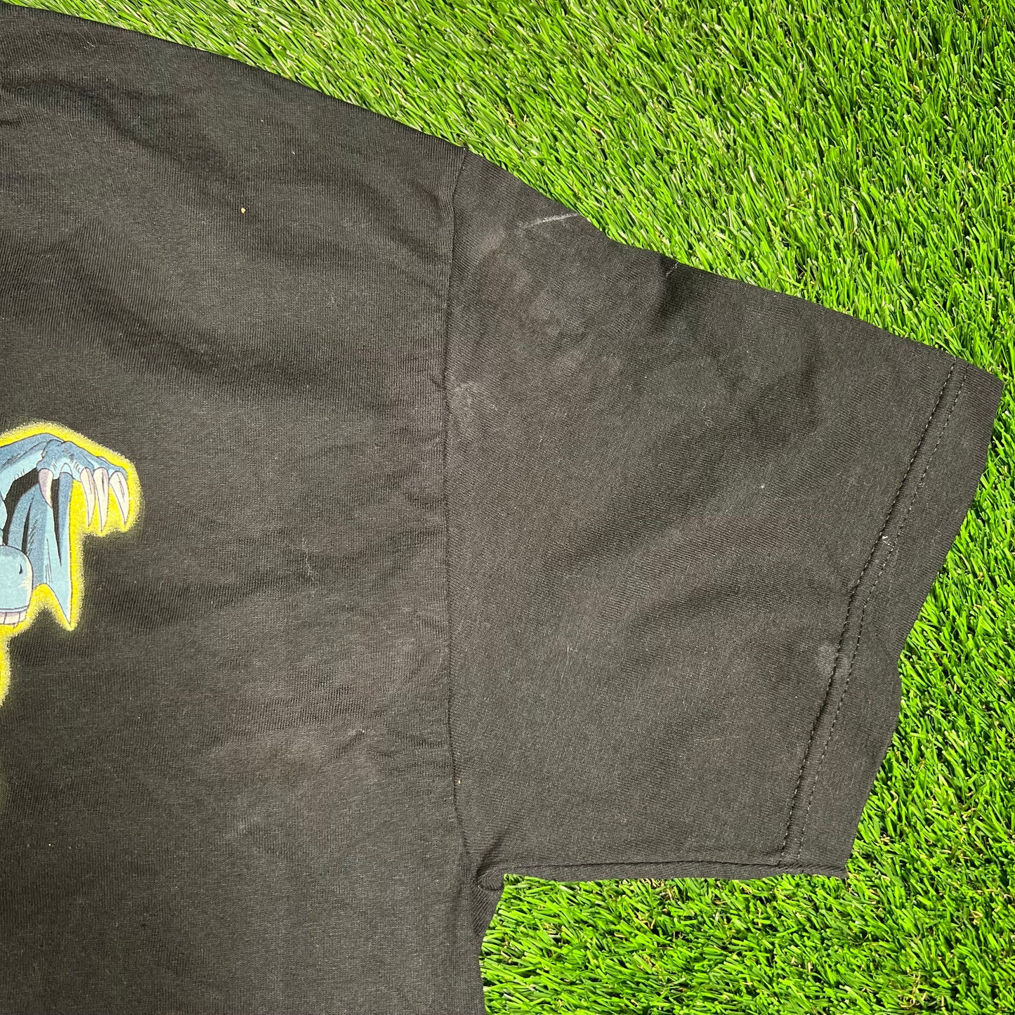Y2K Yu Gi Oh "Boys" Black Tee Size Large USED v17941