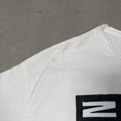 1993 Bobby Brown Tour White Tee Size Medium USED v18104