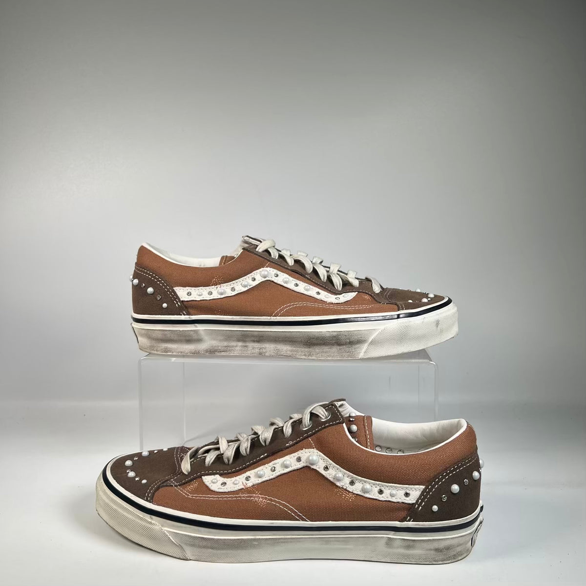 Vans LX Old Skool 36 Pearlized Pacck Vintage Cocoa Brown (2026) Size 10.5 USED s23508