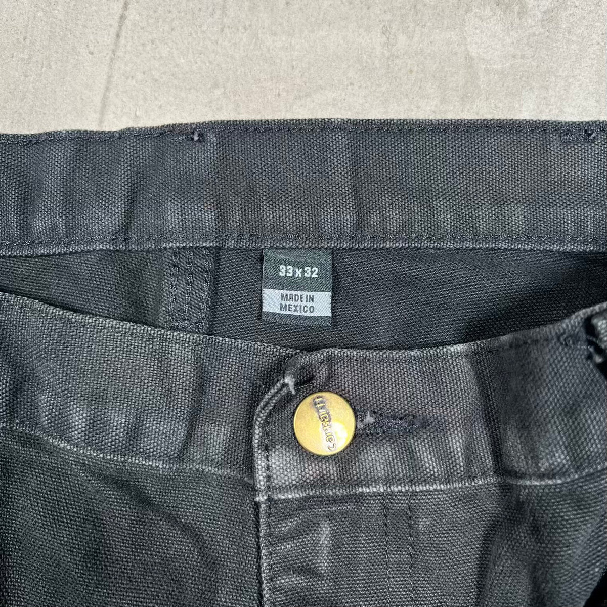 Carhartt Black Double Knees Size 33 USED v20260