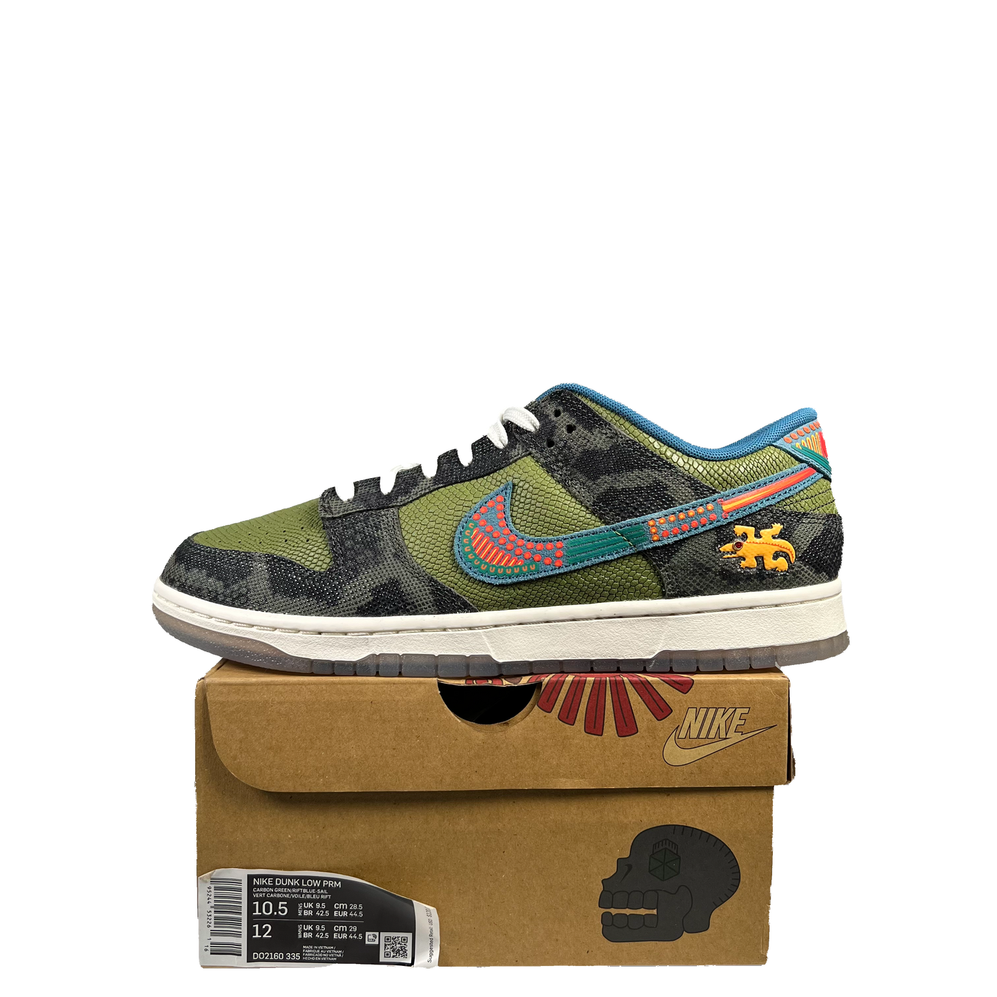 Nike Dunk Low Siempre Familia (2022) Size 10.5 NEW s21079