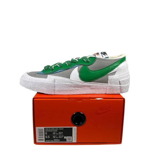Nike Blazer Low Sacai Grey Green (2021) Size 8 NEW s18435
