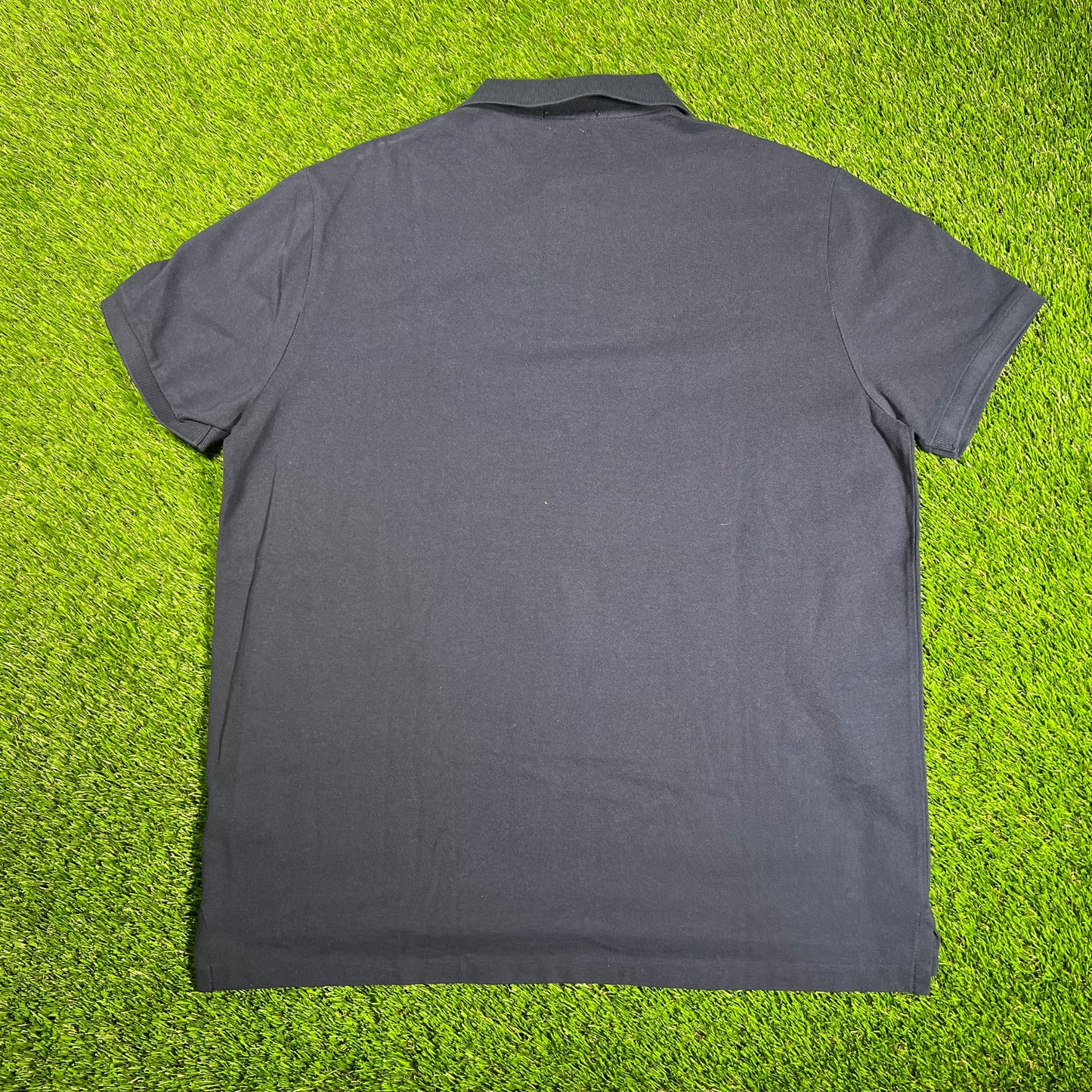 Polo Ralph Lauren Crest Navy Polo Tee Size XL USED v18184