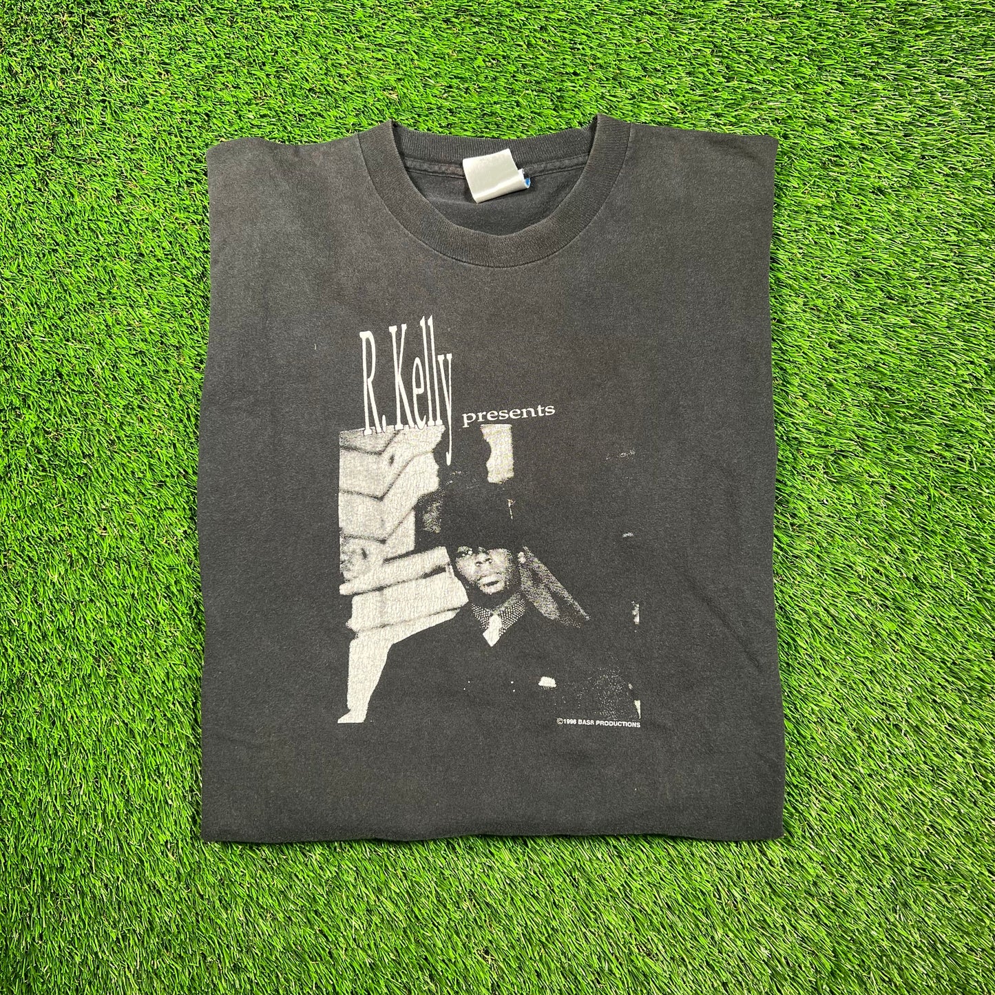 1996 R Kelly Presents Down Low Tour Black Tee Size XL USED v18666