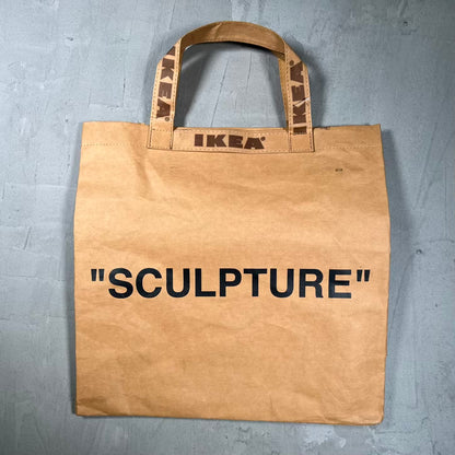Ikea Off White Virgil Sculpture Brown Bag USED x18517