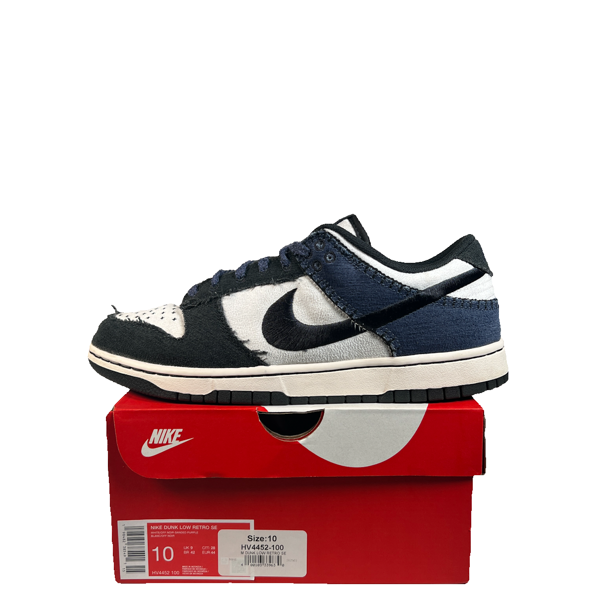 Nike Dunk White Off Noir Sanded Purple (2025) Size 10 USED s22957