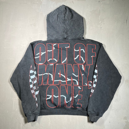 God Speed Racer Goldie Hoodie Black Wash Size Large USED X16944