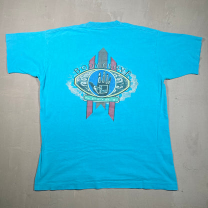 1990s Body Glove Blue Tee Size XL USED v19192