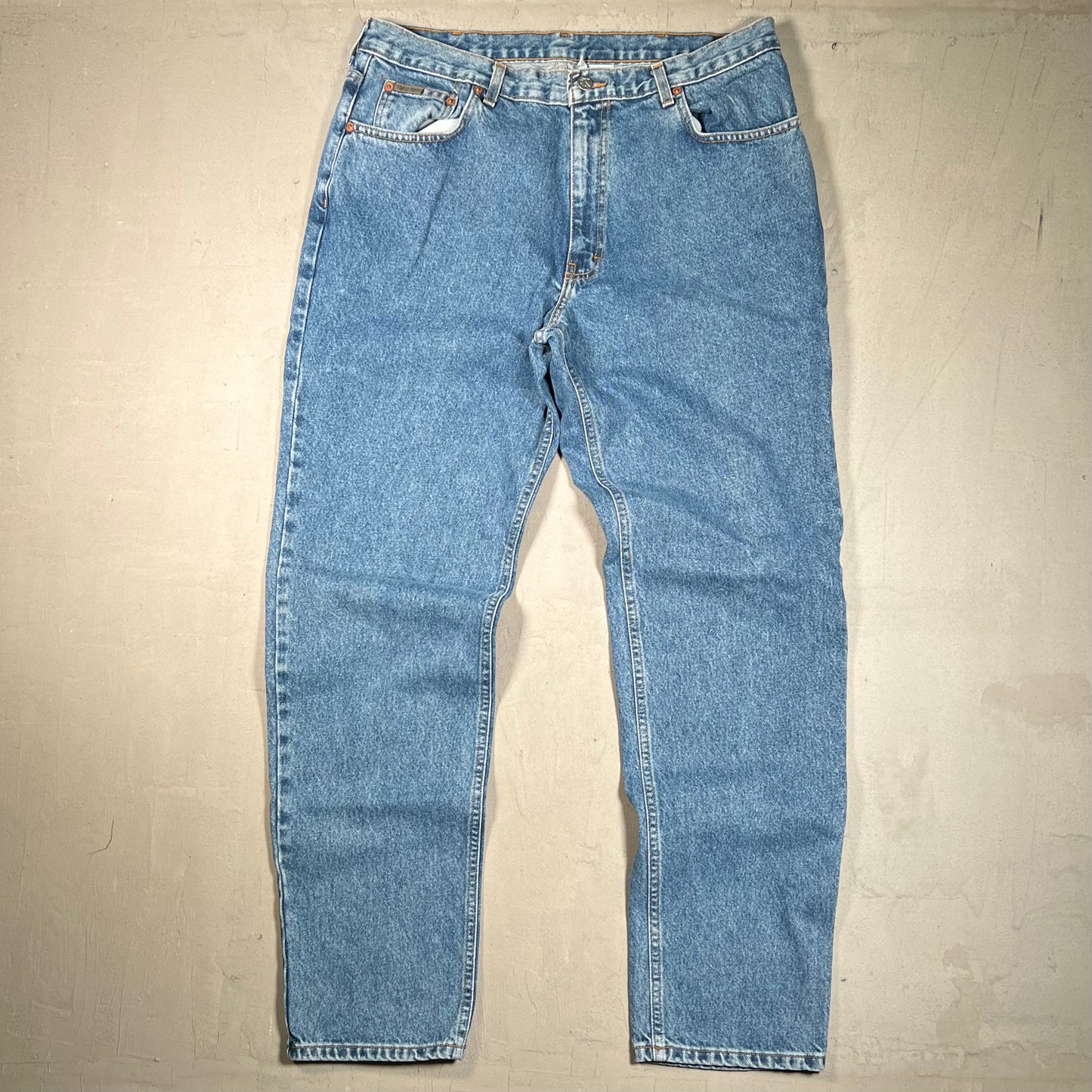 1990s Calvin Klein Blue Denim Jeans Size 38 USED v19370