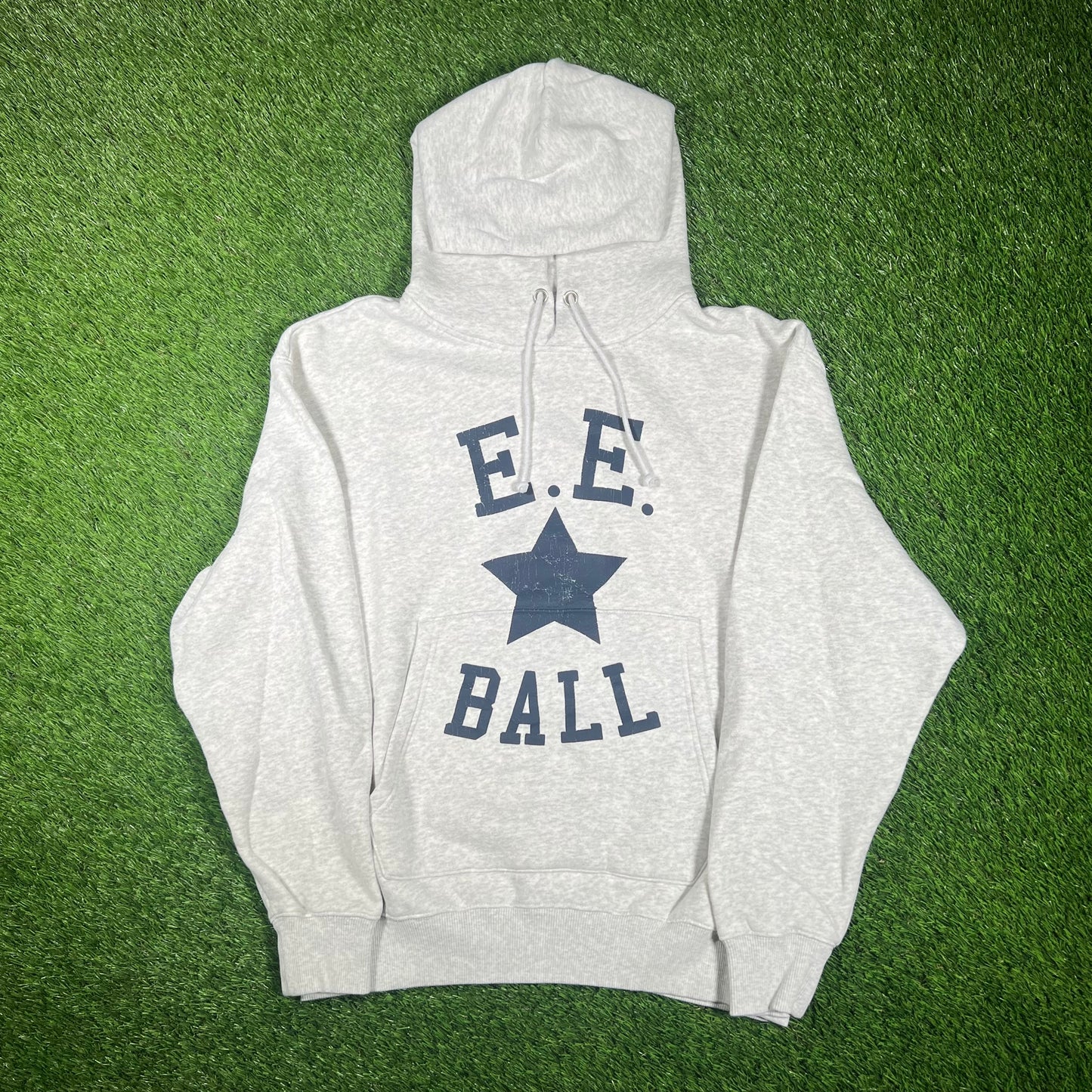 Eric Emanuel Grey "EE" Logo Hoodie Size Medium NEW x15149