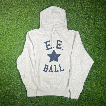 Eric Emanuel Grey "EE" Logo Hoodie Size Medium NEW x15149