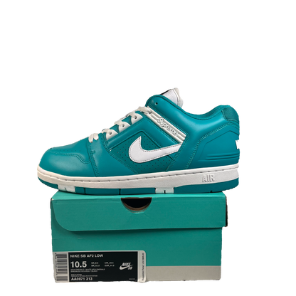 Nike SB Air Force 2 Low Supreme Blue (2017) Size 10.5 USED s22442
