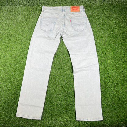 Levi 505 Light Washed Jeans Size 29x30 NEW v16765