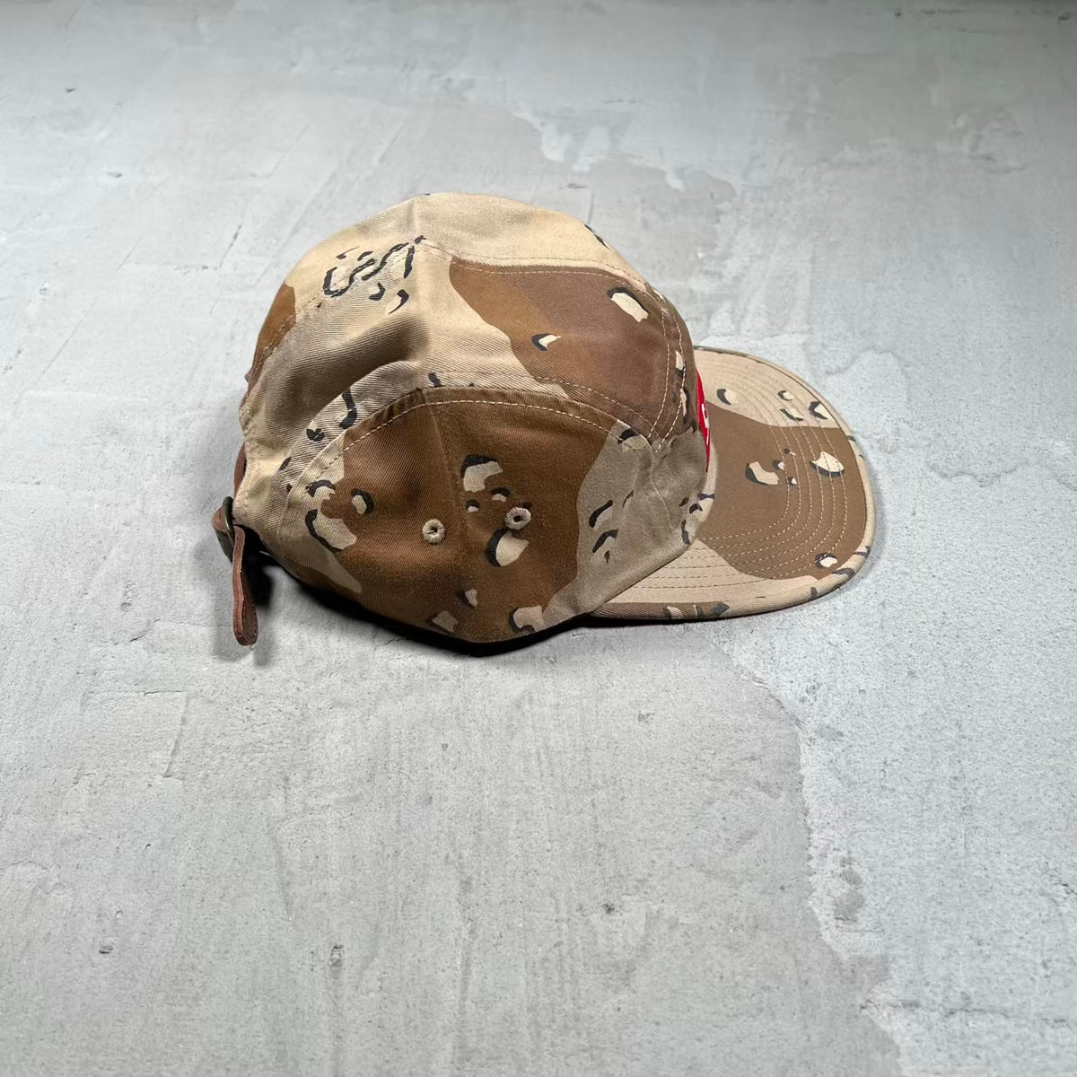 Supreme Camp Cap Desert Camo USED x18419