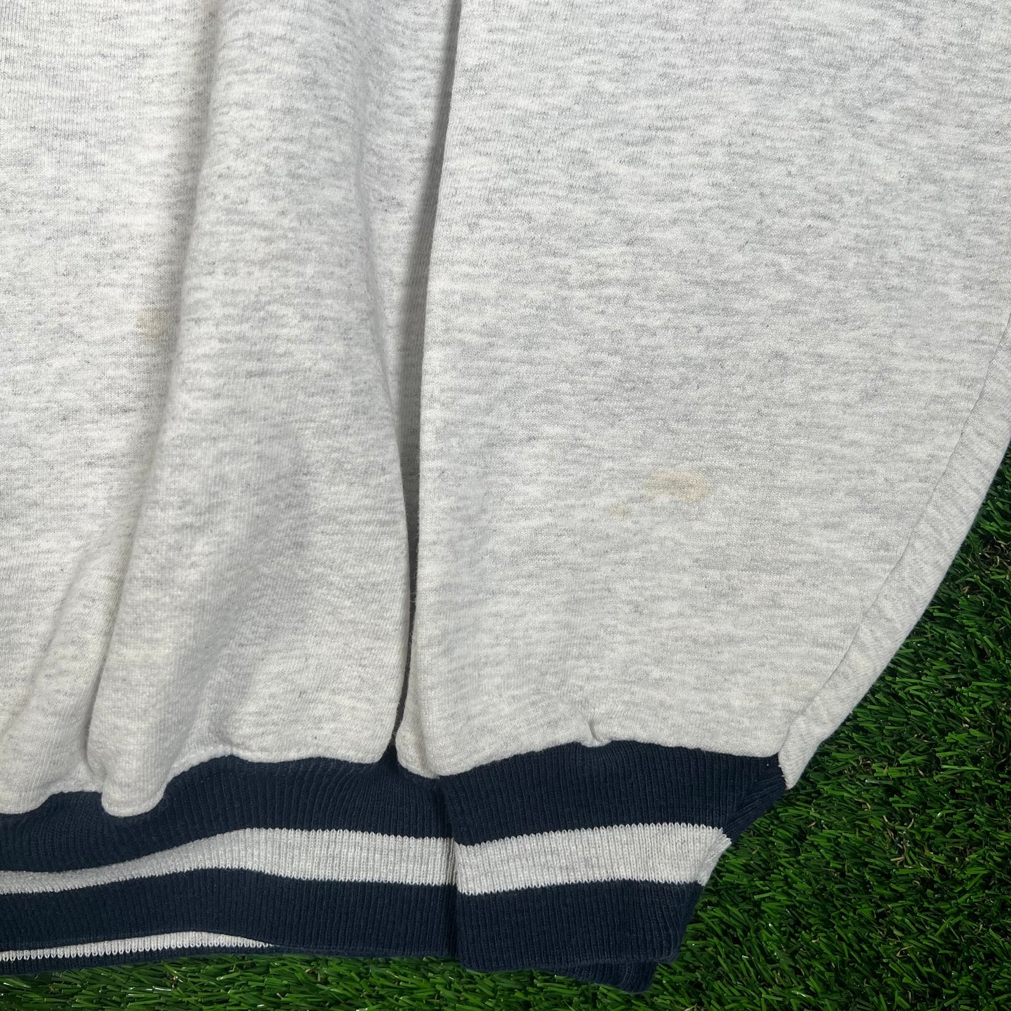 1990s Hackensack Football Comets Football Grey Crewneck Size XL USED v17509