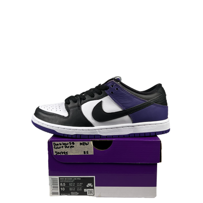 Nike SB Dunk Low Court Purple New Size 8.5 S14795