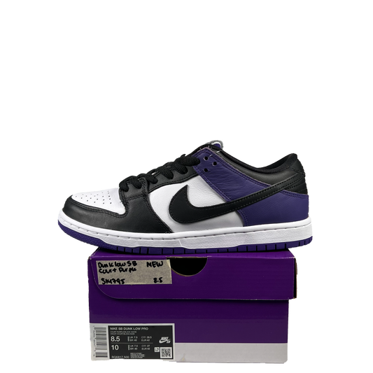 Nike SB Dunk Low Court Purple New Size 8.5 S14795