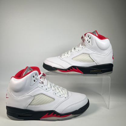 Jordan 5 Fire Red Silver Tongue (2020) Size 8.5 NEW s22479