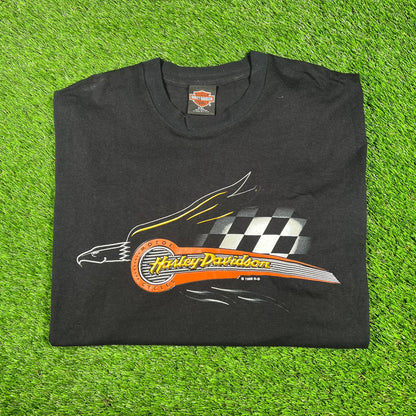 1999 Harley Davidson Black "Sweden" Tee Size XXL USED v17195